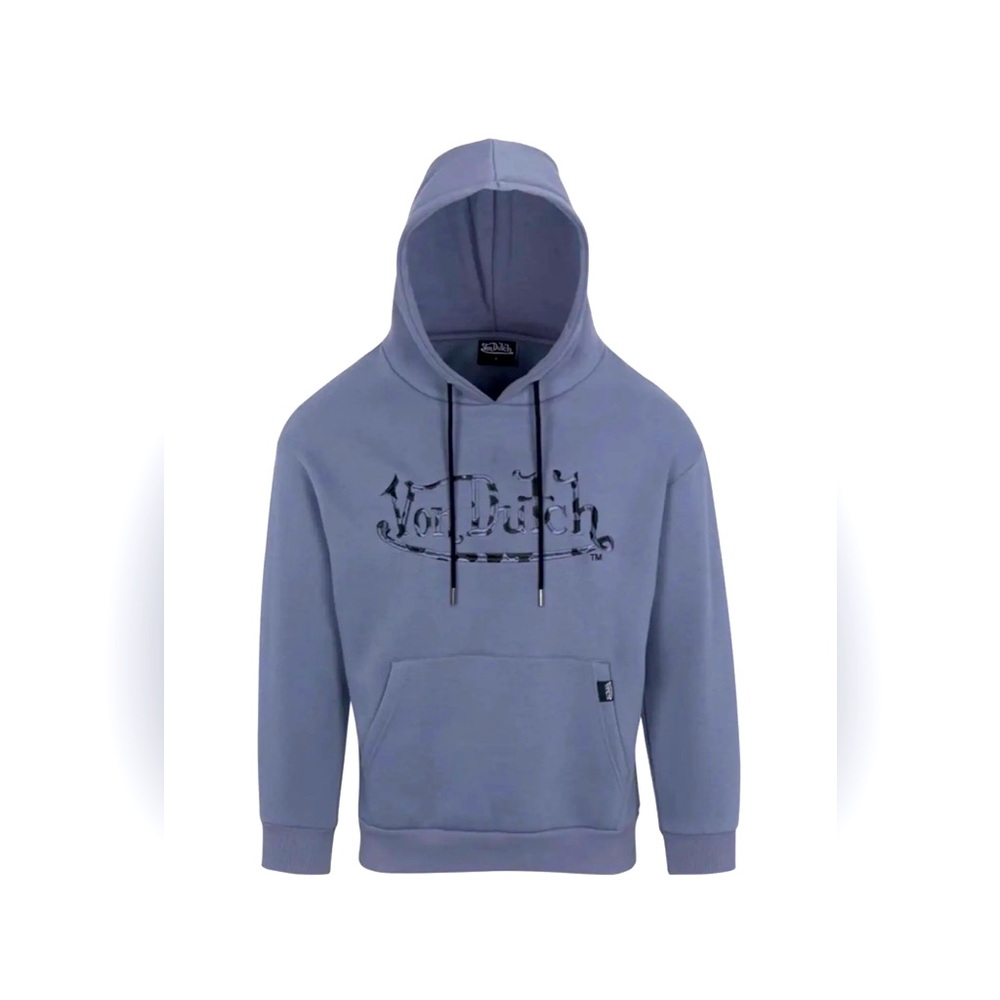 Von Dutch Unisex Hoodie Embroidered Cheetah Logo Sweatshirt Size Small NEW